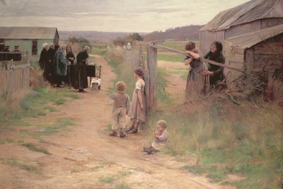 Funeral in Bresse by Henri Alphonse Louis Laurent Desrousseaux